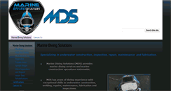 Desktop Screenshot of marinedivingsolutions.com